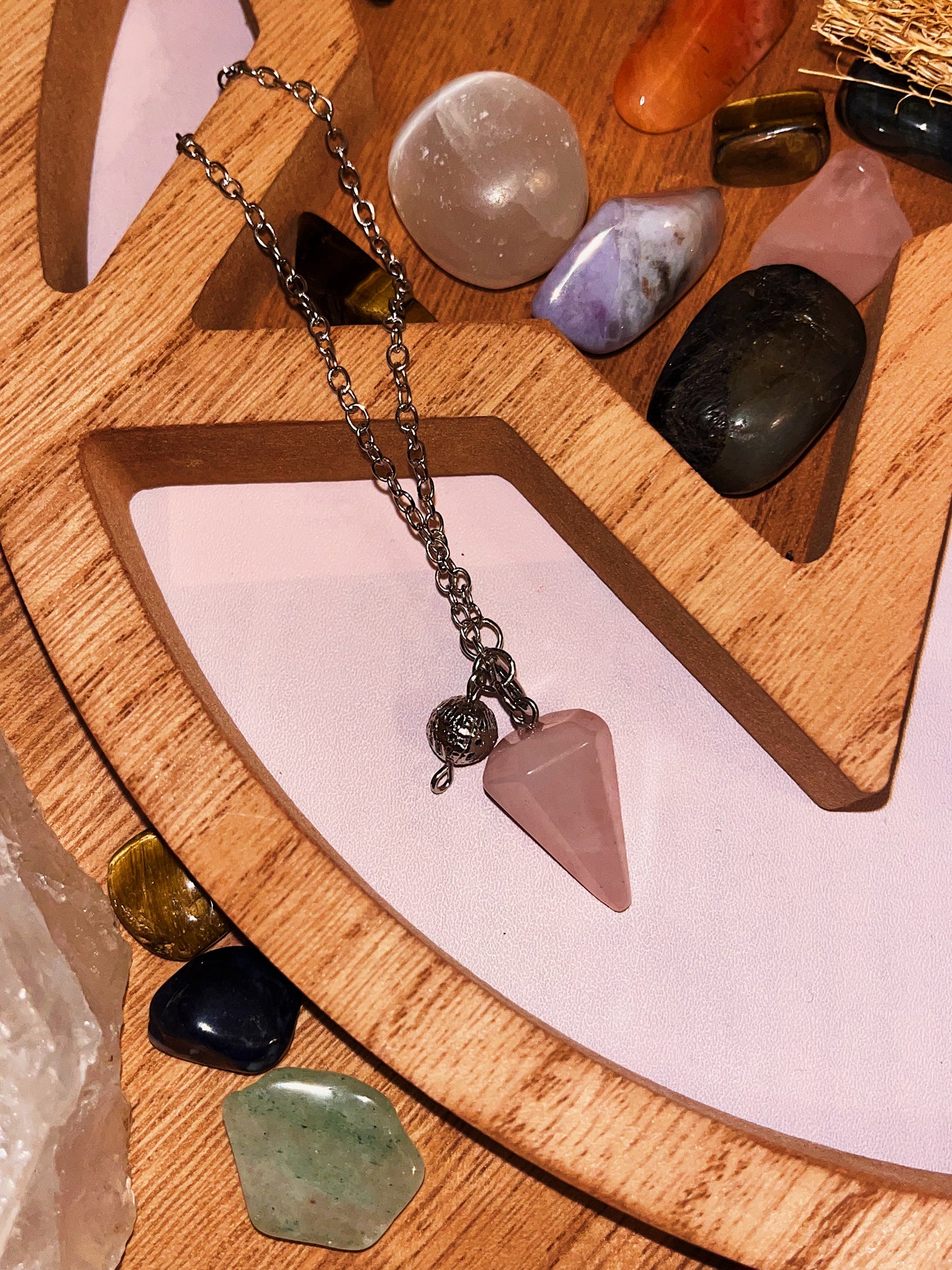 Rose Quartz Pendulum